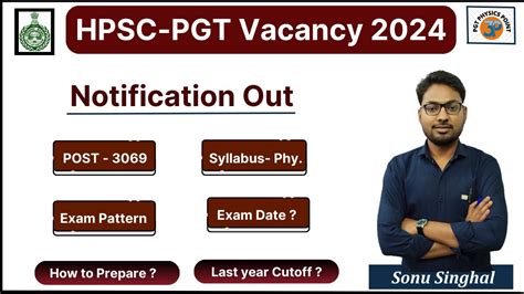 Hpsc Pgt Vacancy Notification Out Haryana Pgt Vacancy Hpsc