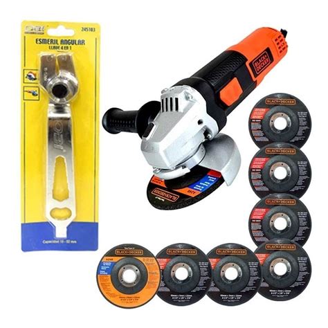 Esmeril Angular W Disco Llave Regalo Black Decker