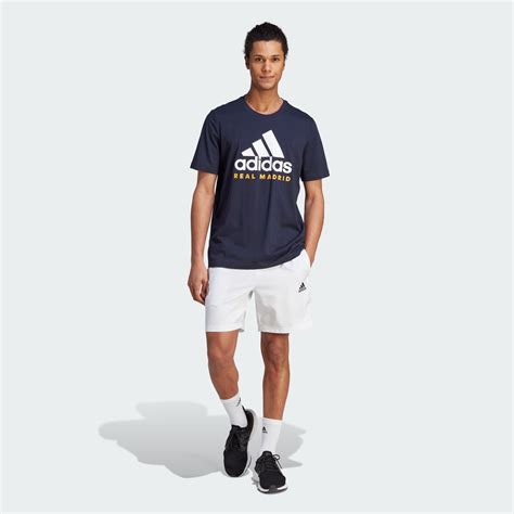 Adidas Real Madrid Dna Graphic Tee Blue Adidas Iq