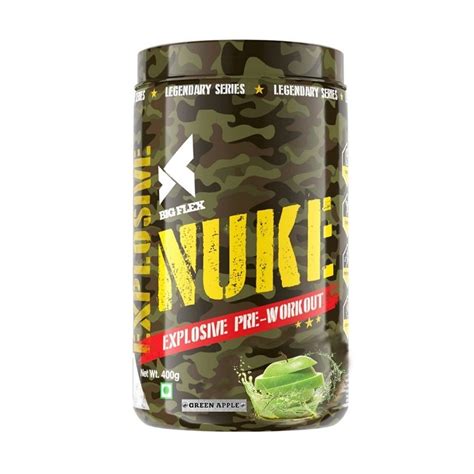 Bigflex Nuke Pre Workout Green Apple 400g 33g Servings At Rs 1840 In Vadodara