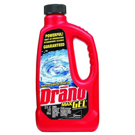 Drano Max Gel Clog Remover 32 Ounce 12 Pack Health And Household