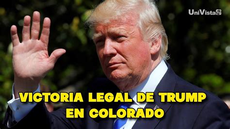 Trump No Puede Ser Exclu Do De La Boleta Electoral En Colorado