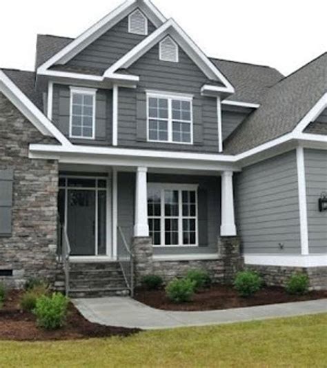 Dark Grey Siding Designs Using White Trim Artofit