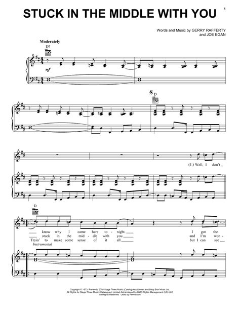 Stuck In The Middle With You | Sheet Music Direct