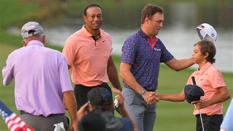 Tiger And Charlie Woods Paired With Justin And Mike Thomas At Pnc