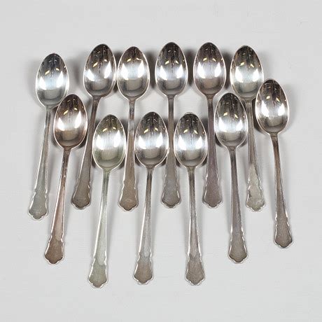 MOCKASKEDAR 12 St Silver Modell Chippendale Guldsmedsaktiebolaget