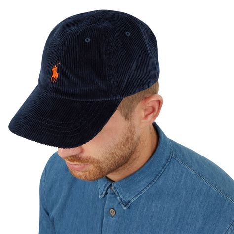 Polo Ralph Lauren Corduroy Cap In Blue For Men Lyst