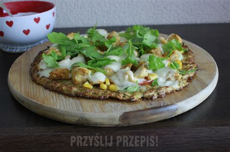 FIT PIZZA Z KALAFIORA Przepis PrzyslijPrzepis Pl