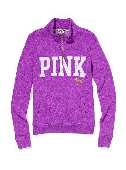 Half Zip Pullover Victorias Secret Pink® Victorias Secret Pink