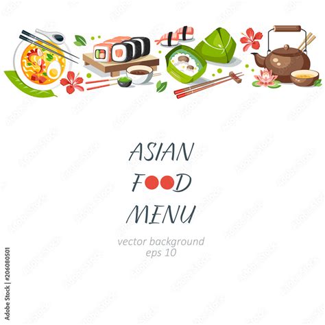 Chinese Restaurant Menu Background