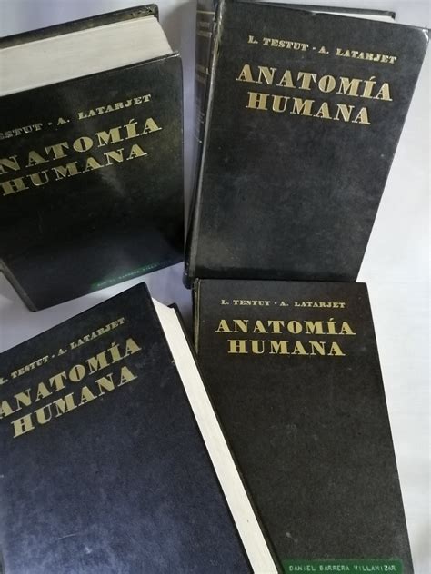 Tratado De Anatomía Humana Testut latarjet 4 Tomos Envío gratis