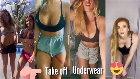 Take Off Your Underwear Challenge18 2 Tik Tok Completions Hottiktok Underwearchallange