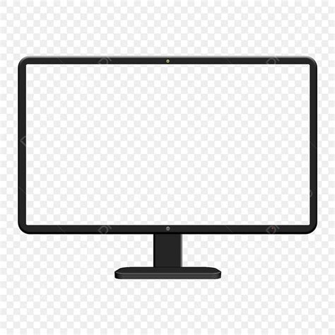 Lcd Monitor Clipart Transparent Background, Lcd Monitor Mockup Design ...