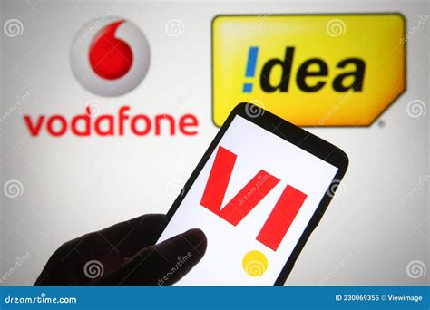 Vodafone Idea logo editorial image. Image of telecom - 230069355