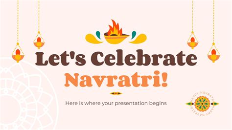 Celebremos Navratri Google Slides Y PPT