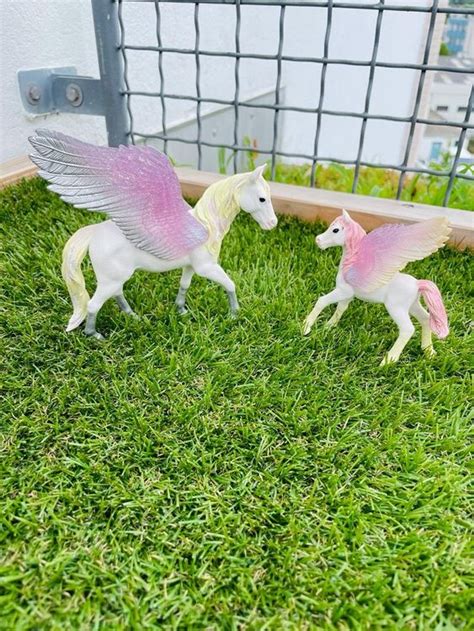 Schleich Pegasus Pferd Mit Fohlen Kaufen Auf Ricardo