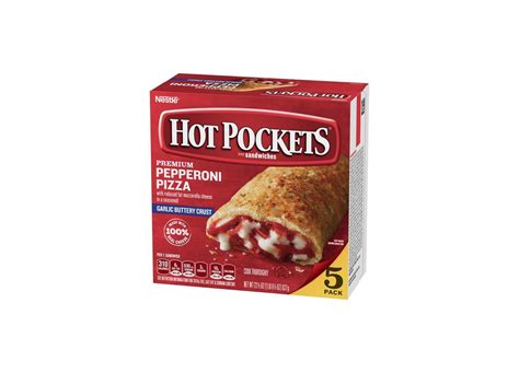 Hot Pockets Pepperoni Pizza Frozen Sandwiches Ct Box Frozen Food