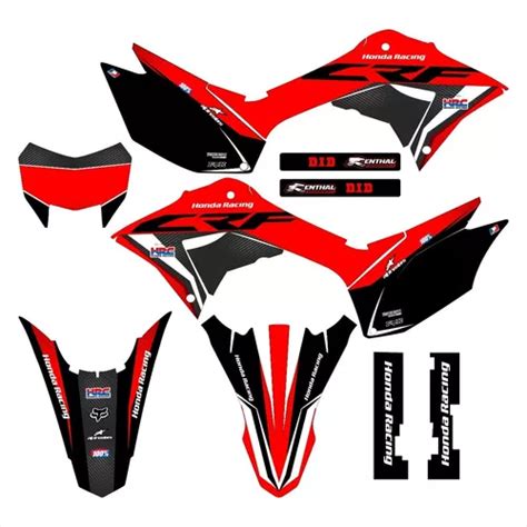 Kit Plotagem Carenagem Moto Crf F Mm