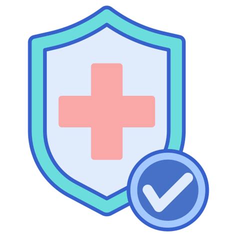 Health Insurance Flaticons Lineal Color Icon