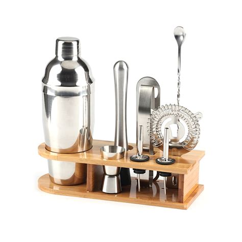 10 Stuks Rvs Cocktail Shaker Mixer Wijn Martini Sh Grandado