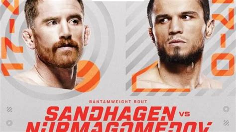 El español Joel Álvarez en la UFC Night en la que pelean Sandhagen vs