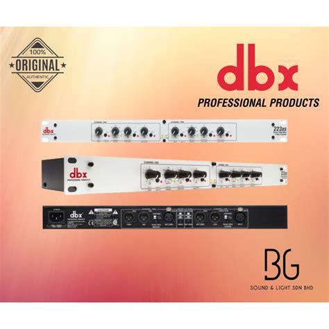 Dbx Xs Dbx Mono Way Stereo Way Crossover Dbx Xs Shopee