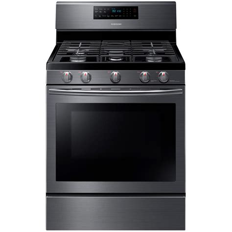 Samsung 30 in. 5.8 cu. ft. Gas Range with Self-Cleaning and Fan ...