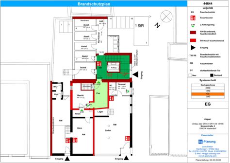 Brandschutzpl Ne B Planung