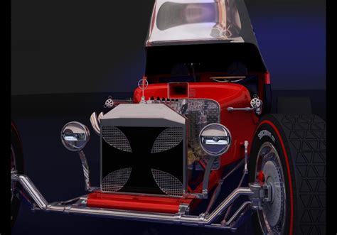 Red Baron Hot Rod Front 1 By Tequilabill On Deviantart