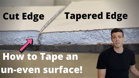 How To Tape Un Even Drywall Joints Youtube