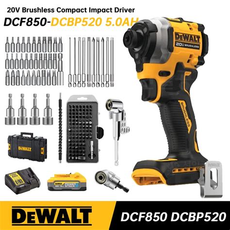 Dewalt Dcf Impact Driver Kit In Brushless Motor V Lithium