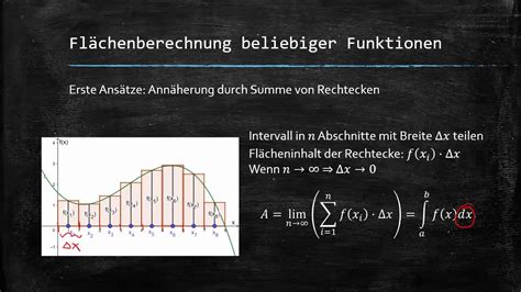 Bestimmtes Integral Einf Hrung Youtube