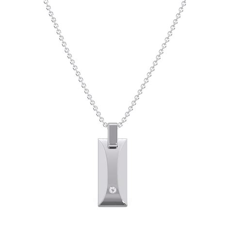 Krishiv Platinum Diamond Mens Pendant for Men under 25K - Candere by Kalyan Jewellers