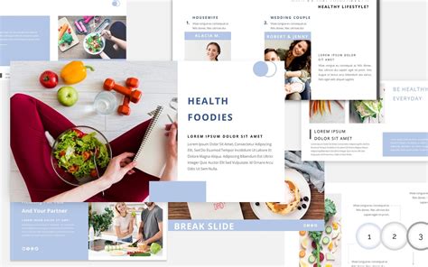 Healthy Foodies PowerPoint template #156864 - TemplateMonster