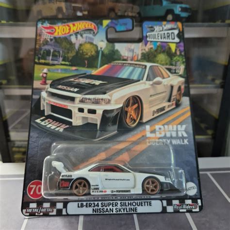 Jual HOT WHEELS PREMIUM BOULEVARD LBWK NISSAN SKYLINE R34 SUPER SILHOUETTE Kota Bekasi