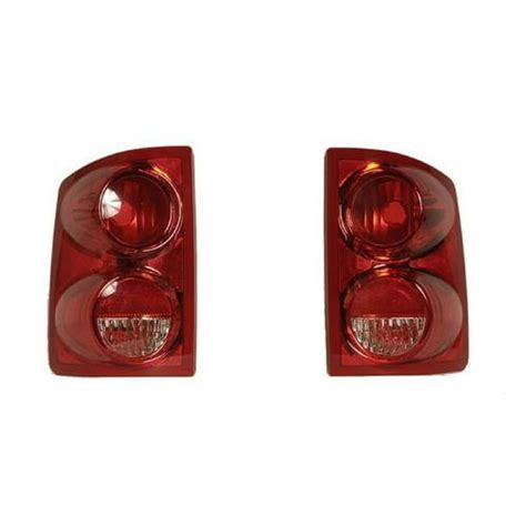 Go Parts Pairset Replacement For 2005 2010 Dodge Dakota Rear Tail Light Assemblies Housing