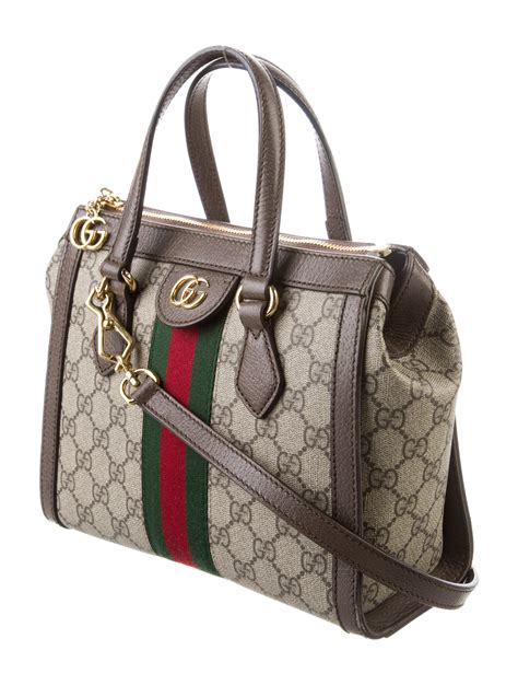 Gucci GG Supreme Small Ophidia Tot Neutrals Totes Handbags