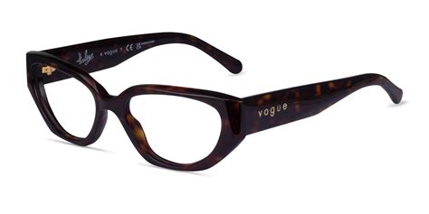 Vogue Eyewear Vo5439 Cat Eye Dark Tortoise Frame Eyeglasses Eyebuydirect Canada