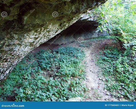 The Canyon Of The Pazincica River Before The Abyss And The Pazin Cave