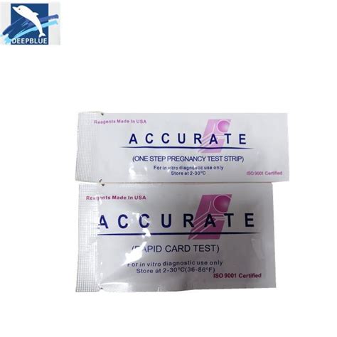 Kit De Prueba De Orina Para Tiras De Embarazo Accu Hcg China Kit De