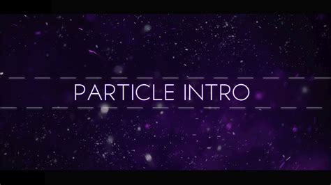 Particle Text Reveal Intro Template 39 Sony Vegas Pro YouTube