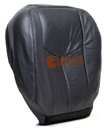 03 07 Gmc 1500hd 2500hd Slt Z71 Driver Side Bottom Leather Seat Cover Dark Gray Ebay