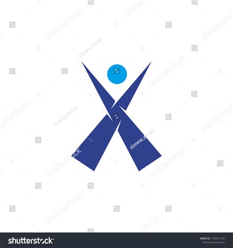 People Icon Logo Design Vector Template Stock Vector Royalty Free