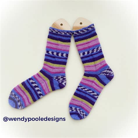 Tippy Toes Toe Up Sock Knitting Pattern Easy Sock Pattern Pdf Instant