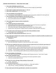 ANATOMY AND PHYSIOLOGY II STUDY GUIDE Final Pregnancy Docx ANATOMY