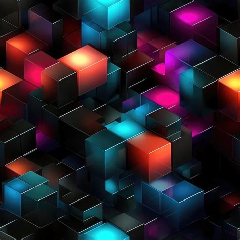 Premium AI Image | pattern tile tetris geometric seamless wallpaper