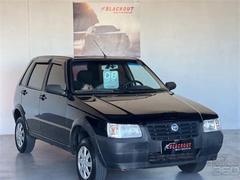 Fiat Uno Mille 1 0 Fire F Flex ECONOMY 4p 2008 2008 Blackout