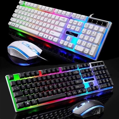 Promo Produk Ori Keyboard Gaming Dan Mouse Gaming Rgb Rainbow Usb