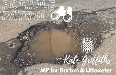 Kate Griffiths Mp Launches Pothole Patrol Campaign Kate Kniveton