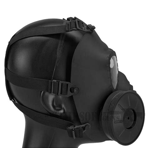 Airsoft Full Face Gas Mask With Double Filtration Fans